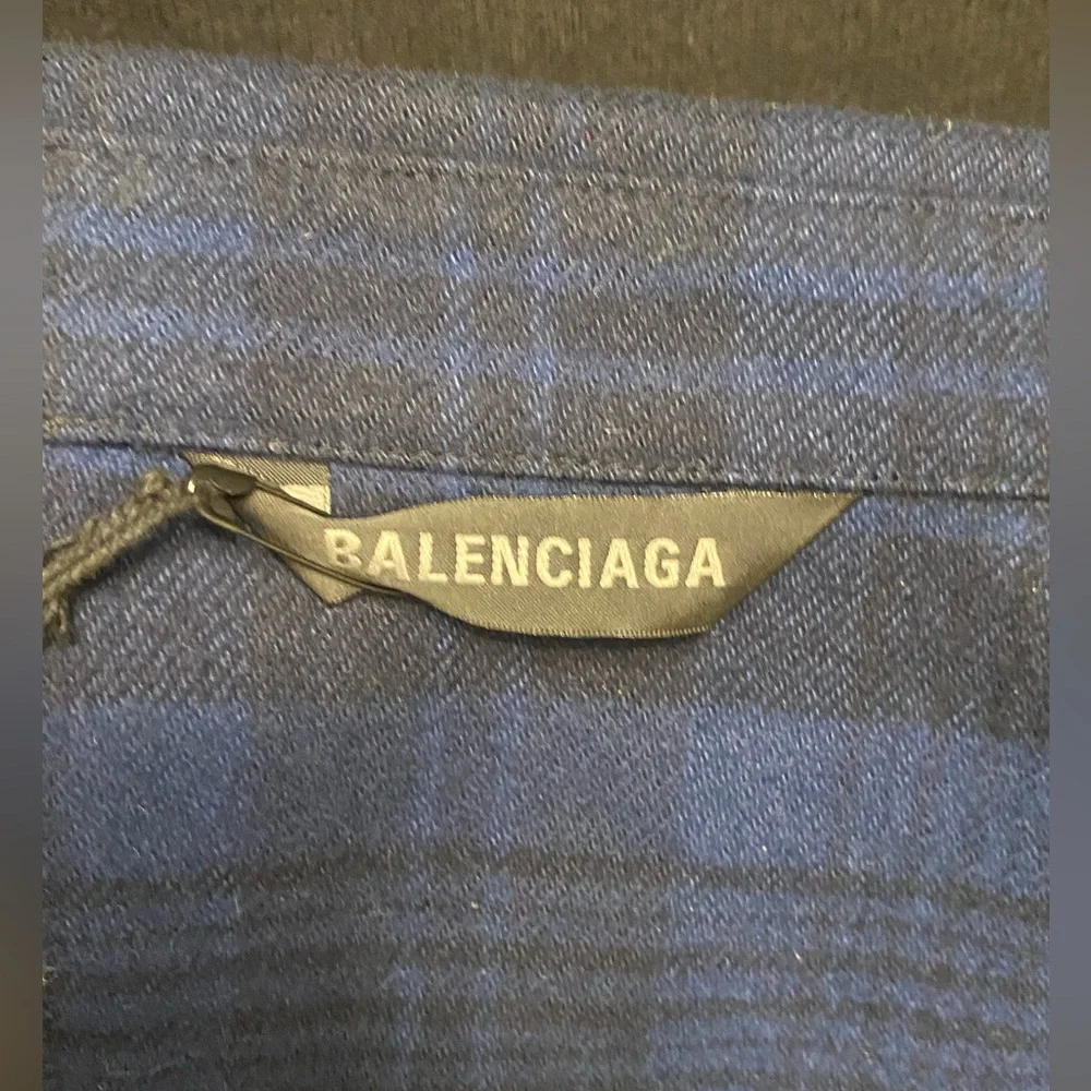 Balenciaga Navy Hybrid Sweater